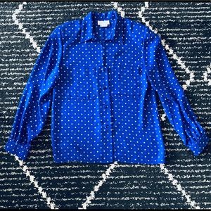 Sweet blue vintage blouse